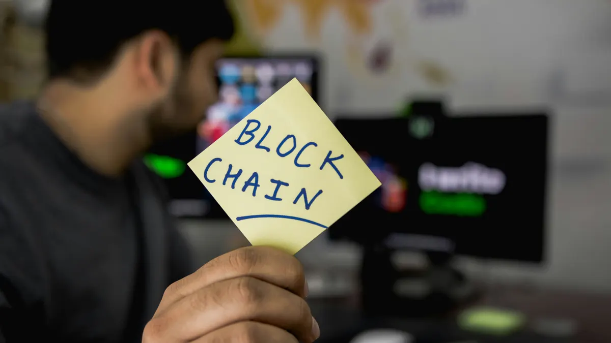 Blockchain and crypto market sentiment indicator